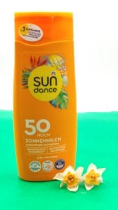لوسیون ضد آفتاب سان دنس مدل sonnenmilch اس پی اف 50