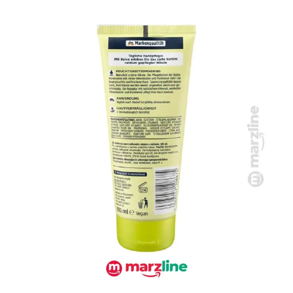 کرم دست مرطوب کننده باله آ مدل روغن و کره زیتون