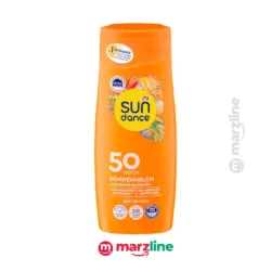 لوسیون ضد آفتاب بی‌رنگ سان دنس | SPF 50  و آبرسان قوی
