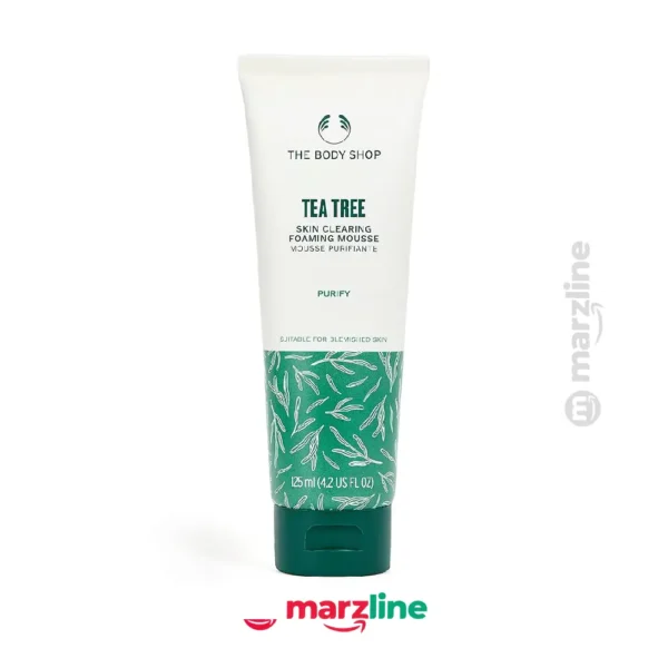 فوم موس شستشوی صورت بادی شاپ مدل درخت چای حجم 125ml